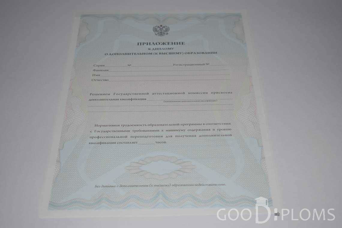 Приложение к Диплому МВА период выдачи 2011-2020 -  Атырау